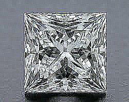 EGL CERT 1.01 CTW PRINCESS CUT DIAMOND D/SI2