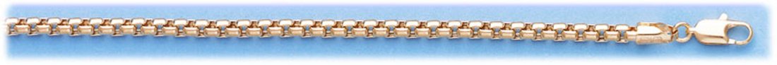 GENUINE 16\" 14K ITALIAN GOLD PUFF BOX CHAIN 11.6 g"