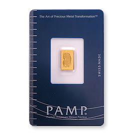 Gold Bars: Pamp Suisse One Gram Gold Bar: Gold Bars: Pamp Suisse One Gram Gold Bar **|**|** Gold Bars: Pamp Suisse One Gram Gold Bar ; MSRP: $200