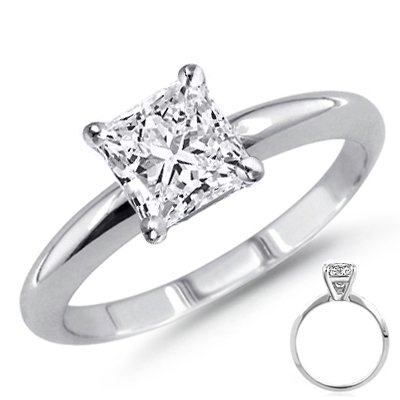 2.00 ct Princess cut Diamond Solitaire Ring, I-K, SI-I: 2.00 ct Princess cut Diamond Solitaire Ring, I-K, SI-I **|**|** Diamond count: 1 PRINCESS CUT ; Diamond weight: 2ctw Diamond color: I-K ; Diamond clarity: SI-I ; Metal: 14K White Gold ; Ring size: 6.5