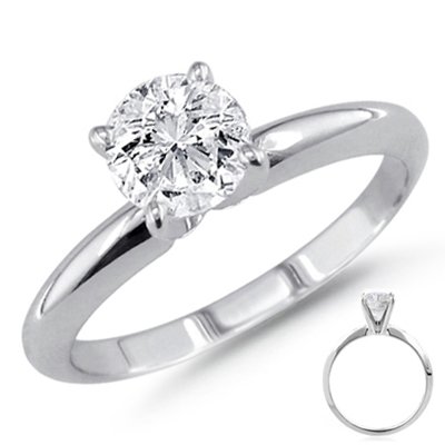 0.35 ct Round cut Diamond Solitaire Ring, G-H, I: 0.35 ct Round cut Diamond Solitaire Ring, G-H, I **|**|** Diamond count: 1 ROUND CUT ; Diamond weight: 0.35ctw Diamond color: G-H ; Diamond clarity: I ; Metal: 14K White Gold ; Ring size: 6.5 ; Availa