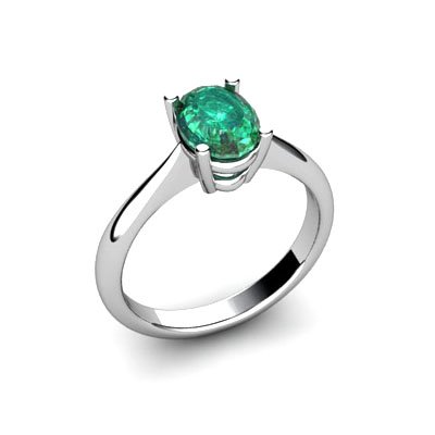 Genuine 2.20 ctw Emerald Ring 14k W/Y Gold: Genuine 2.20 ctw Emerald Ring 14k W/Y Gold **|**|** Total CTW: 2.20 ; Mainstone: Emerald ; Metal Purity: 14kt ; Metal: White or Yellow Gold ; Gem Count: 1 Oval Cut ; Gem Size(mm): approx. 8x6mm ; Gem