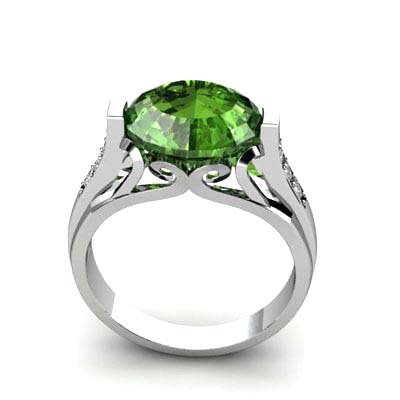 Genuine 5.09 ctw Emerald Ring 14k W/Y Gold: Genuine 5.09 ctw Emerald Ring 14k W/Y Gold **|**|** Total CTW: 5.09 ; Mainstone: Emerald ; Metal Purity: 14Kkt ; Metal: White or Yellow Gold 6.2 ; Diamond Count 1: 6 Round Cut ; Diamond CTW 1: 0.09 ;