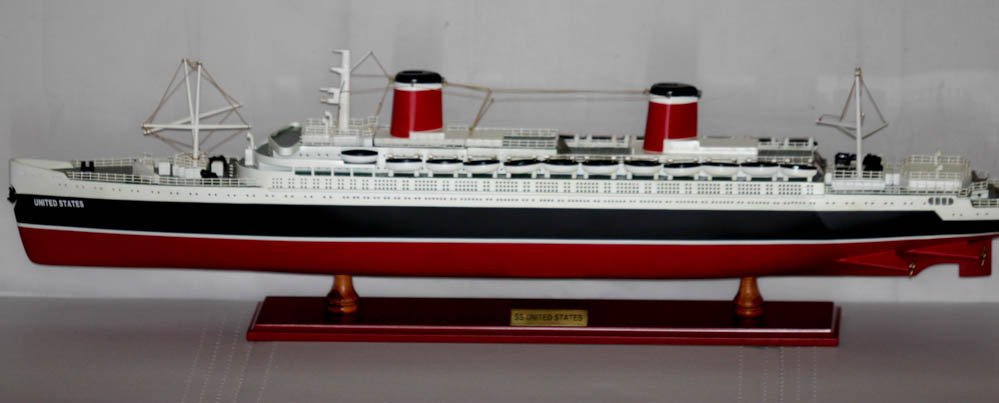 COLLECTORS EDITION HANDMADE SS UNITED STATES SHIP MODEL: COLLECTORS EDITION HANDMADE SS UNITED STATES SHIP MODEL **|**|** COLLECTORS EDITION HANDMADE SS UNITED STATES WOODEN SHIP MODEL W/COA The SS United States (also known as 'The Big U') is an ocean liner