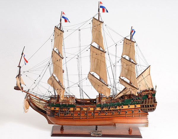 HAND MADE WOODEN Friesland Dutch Ship W/COA: HAND MADE WOODEN Friesland Dutch Ship W/COA **|**|** Display this