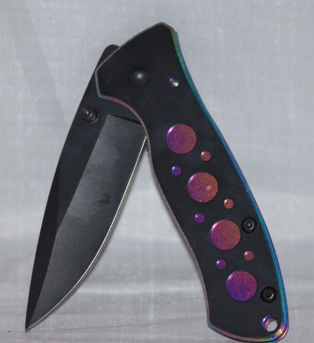 ROSTFREI LINER LOCK KNIFE: ROSTFREI LINER LOCK KNIFE **|**|** ROSTFREI LINER LOCK; MULTI-COLORED FOLDING KNIFE