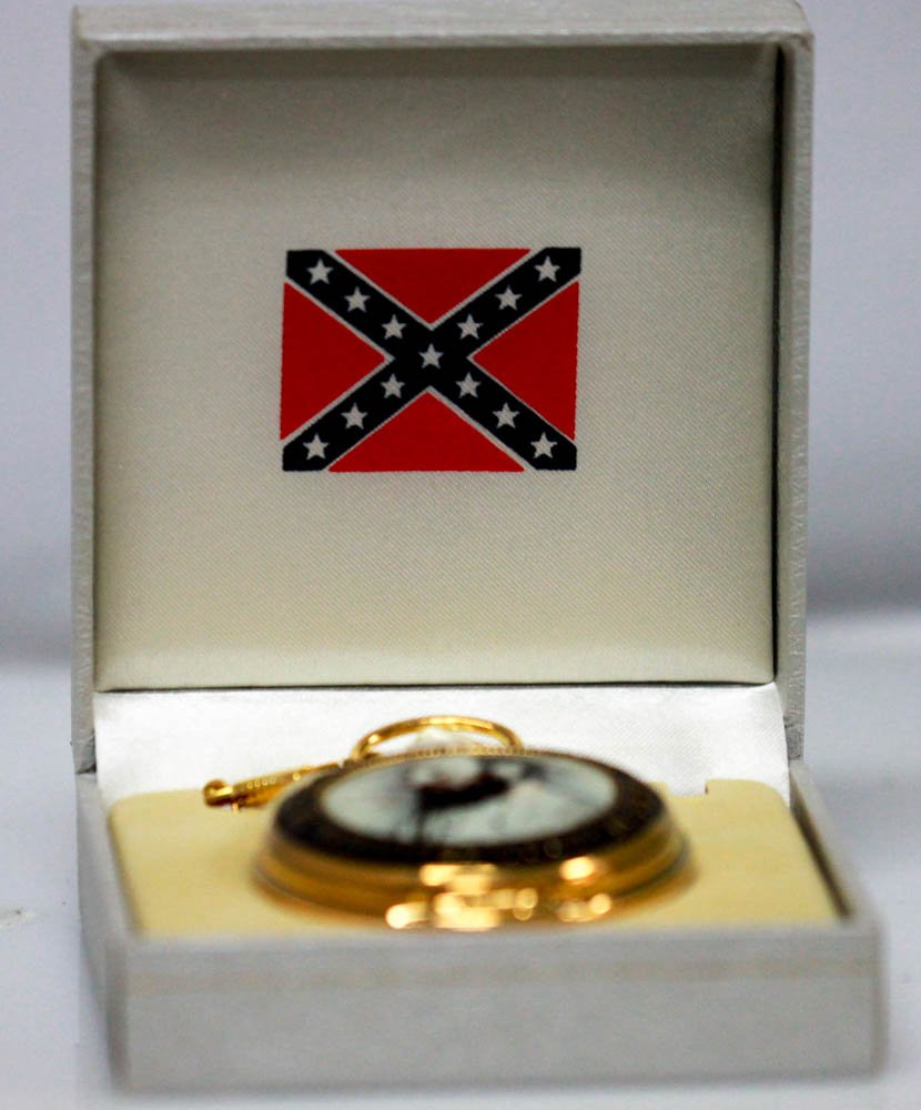 Collectors Edition Civil War Style Gen Thomas Jonathan: Collectors Edition Civil War Style Gen Thomas Jonathan **|**|** Collectors Edition Civil War Style Gen Thomas Jonathan Jackson "Stonewall" Quartz Movement Pocket Watch w/chain & Gift Box Included