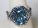 8.11 CTW BLUE TOPAZ & SAPPHIRE RING