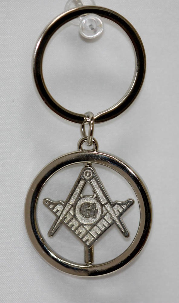 Collectors Edition Silver Masonic G Symbol Turning Key: Collectors Edition Silver Masonic G Symbol Turning Key **|**|** Collectors Edition Silver Masonic Symbol Turning Key Chain