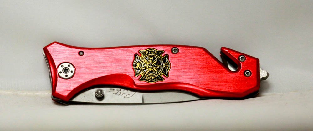 COLLECTIBLE FIRER FIGHTER KNIFE W/WINDOW BREAKER/ SEAT: COLLECTIBLE FIRER FIGHTER KNIFE W/WINDOW BREAKER/ SEAT **|**|** COLLECTIBLE FIRER FIGHTER KNIFE W/WINDOW BREAKER/ SEAT BELT CUTTER