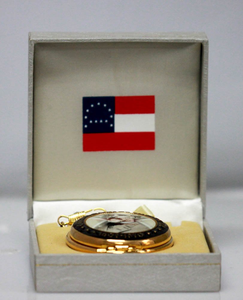 Collectors Edition Civil War Style General Robert Edwar: Collectors Edition Civil War Style General Robert Edwar **|**|** Collectors Edition Civil War Style General Robert Edward Lee Quartz Movement Pocket Watch w/chain & gift box included