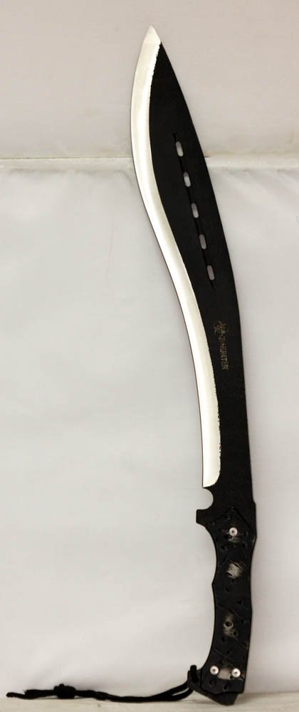 BLACK ZOMBIE HUNTER MACHETE: BLACK ZOMBIE HUNTER MACHETE **|**|** BLACK ZOMBIE HUNTER MACHETE
