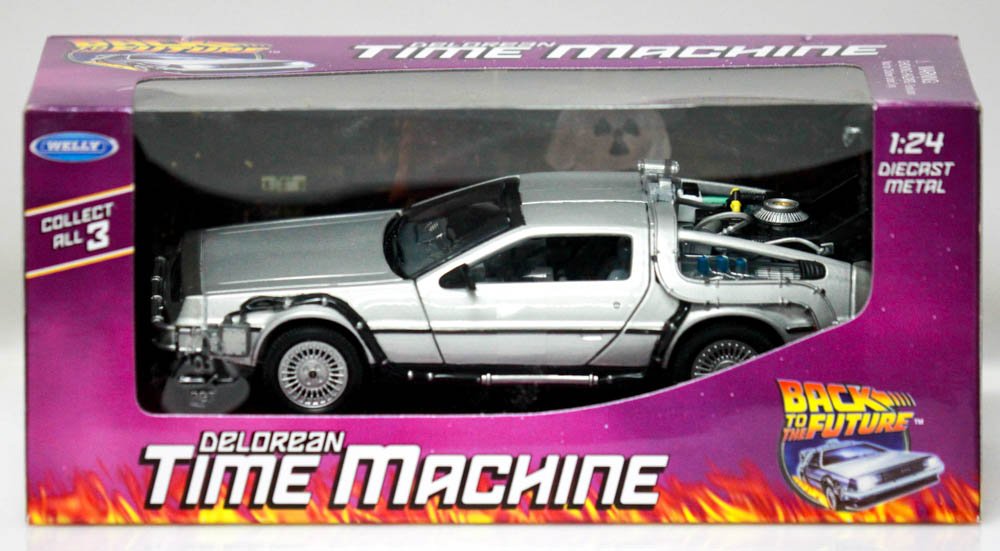 COLLECTIBLE BACK TO THE FUTURE #1 DELOREAN DIECAST MODE: COLLECTIBLE BACK TO THE FUTURE #1 DELOREAN DIECAST MODE **|**|** COLLECTIBLE BACK TO THE FUTURE #1 DELOREAN DIECAST MODEL CAR; COMES IN ORIGINAL PACKAGING UNOPENED, SERIES ONE DELOREAN BACK TO THE FUT