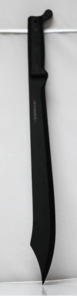 BLACK MACHETE W/ HOLDER: BLACK MACHETE W/ HOLDER **|**|** BLACK MACHETE W/ HOLDER