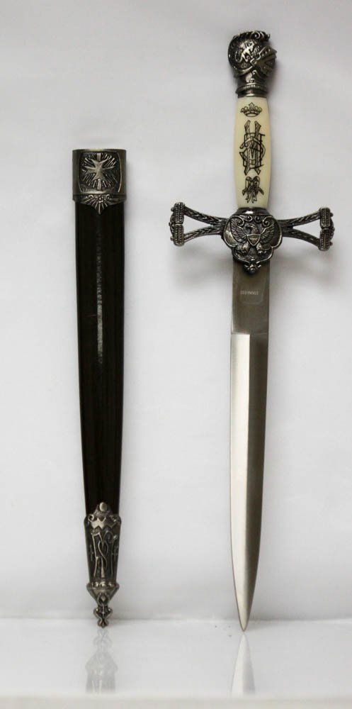 WHITE AND BROWN MASONIC DAGGER: WHITE AND BROWN MASONIC DAGGER **|**|** WHITE AND BROWN MASONIC DAGGER