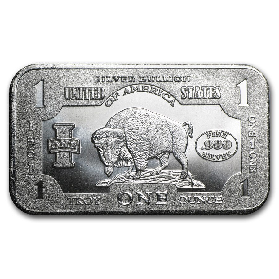 1 oz Silver Bar - Buffalo: 1 oz Silver Bar - Buffalo **|**|** 1 oz Silver Bar - Buffalo