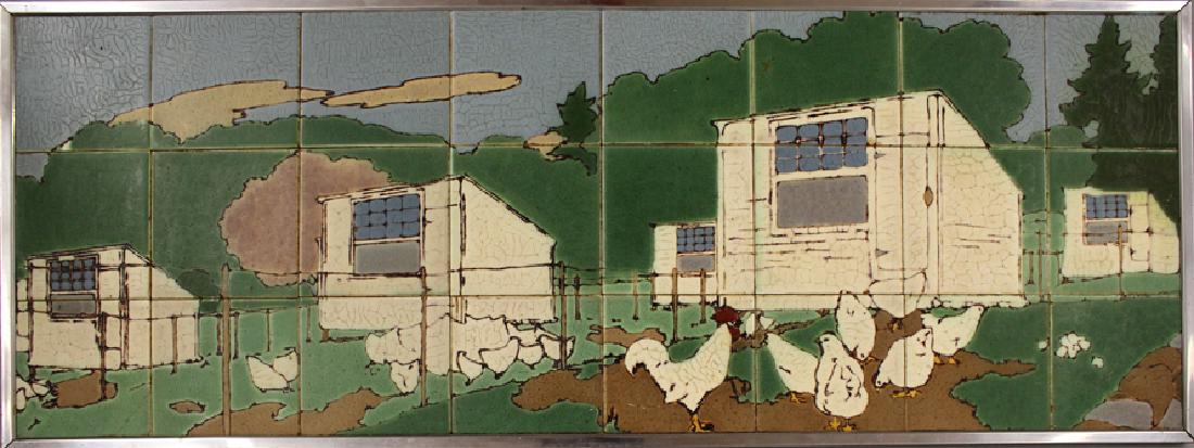 ARTS & CRAFTS GRUEBY/PARDEE TILE MOSAIC (1 of 5)