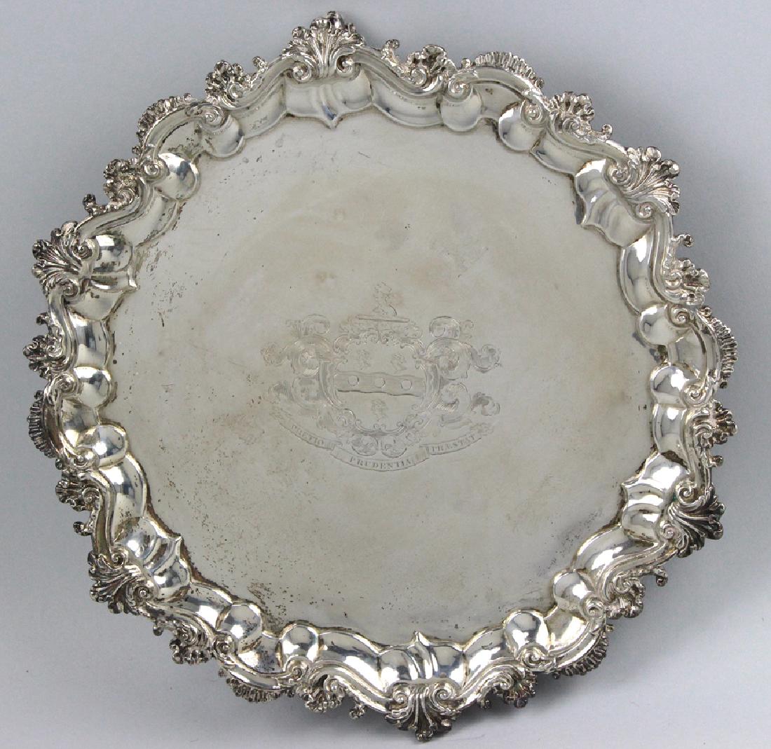 GEORGE IV SILVER SALVER (1 of 4)