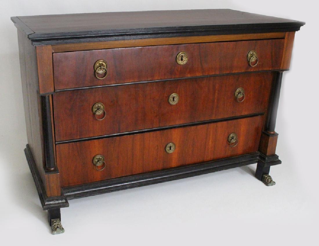 BIEDERMEIER MAHOGANY COMMODE (1 of 1)
