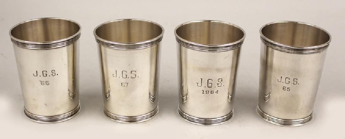 SET OF (4) STERLING KENTUCKY JULEP CUPS (1 of 1)