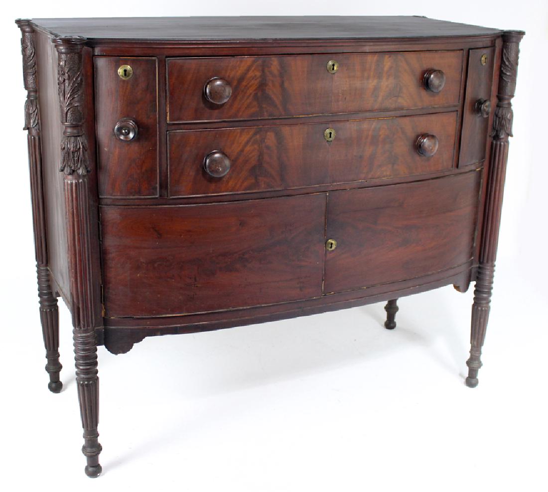 SALEM FEDERAL MAHOGANY SIDEBOARD (1 of 3)