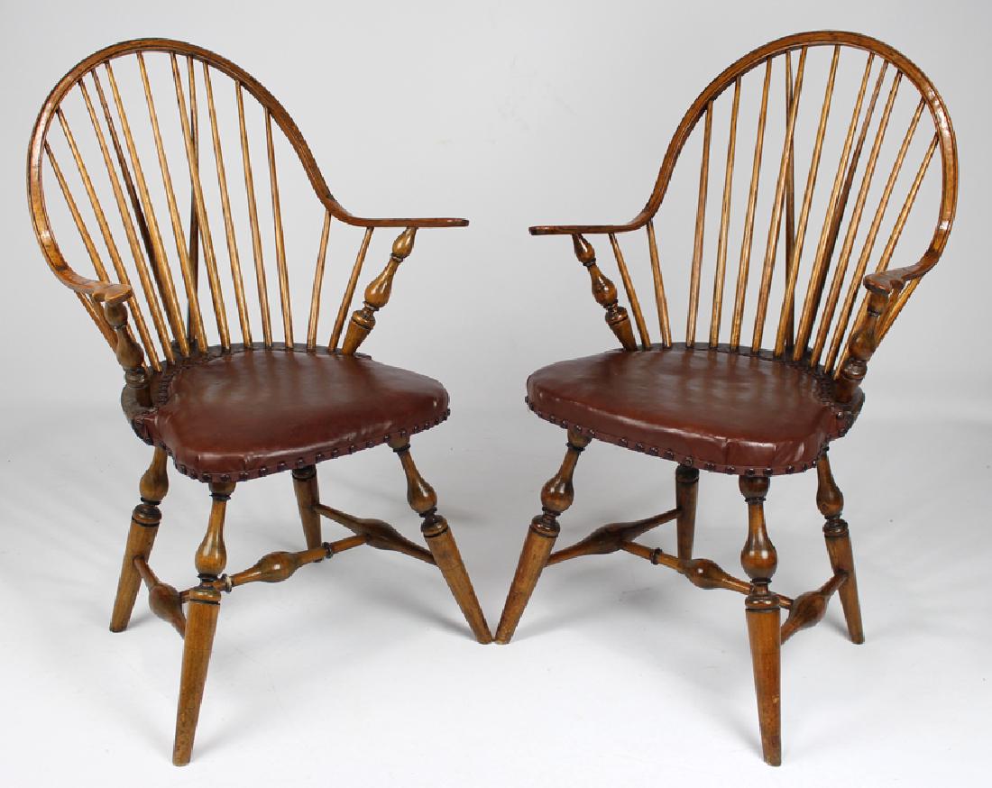 THE FOWLER FAMILY BRACE-BACK WINDSOR ARMCHAIRS (1 of 3)