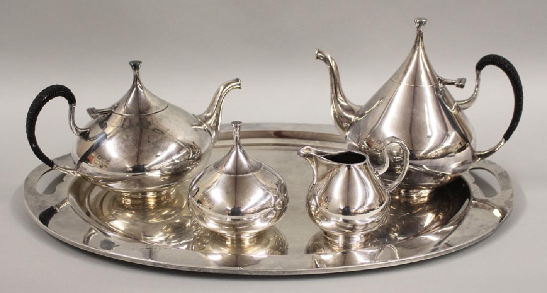 (on 5) MID-CEN. MODERN PLATED SILVER TEA AND COFFEE (1 of 1)
