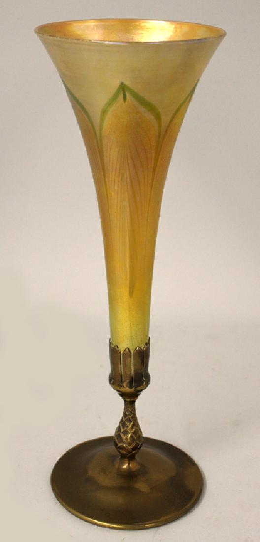 TIFFANY FAVRILE TRUMPET VASE (1 of 2)