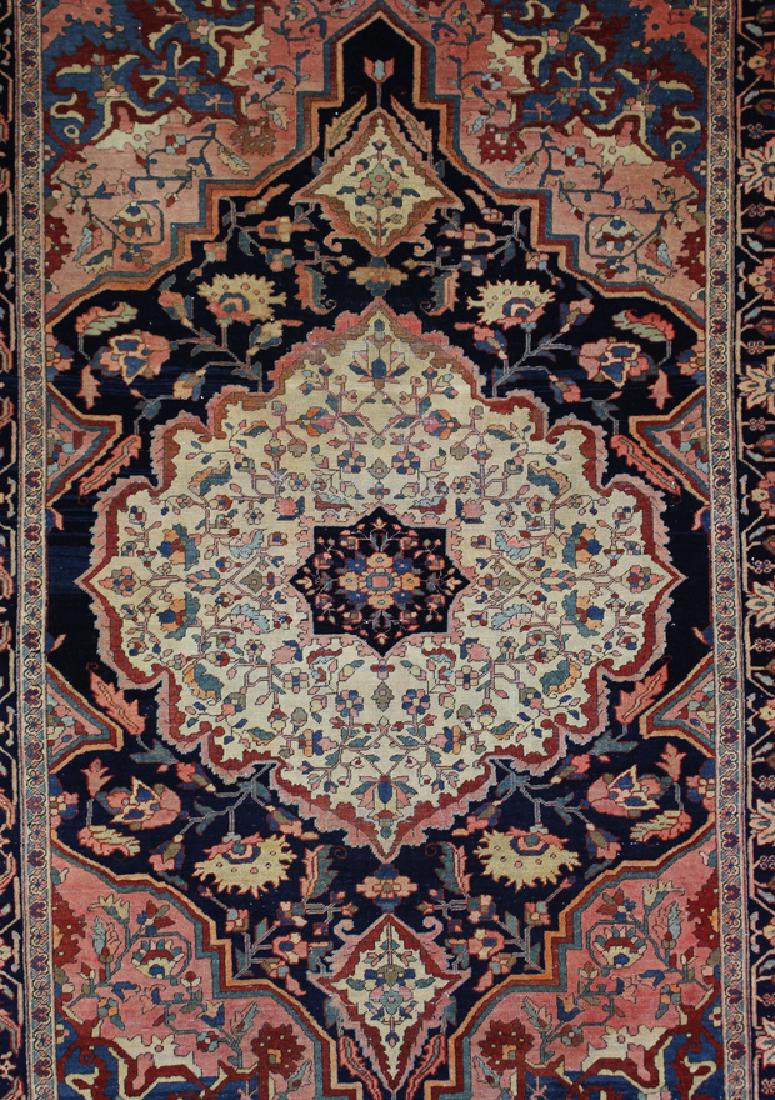 ANTIQUE FARAHAN SAROUK SCATTER RUG (1 of 3)
