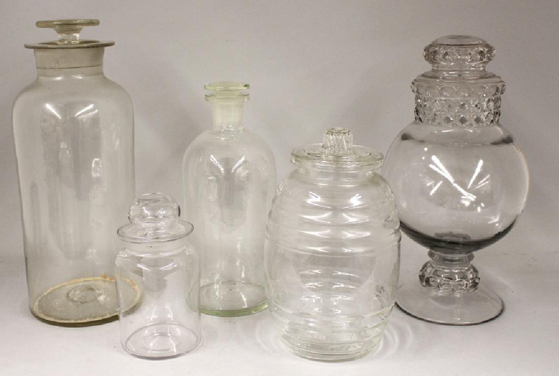 (on 5) GLASS SPECIMEN/GENERAL STORE JARS (1 of 1)