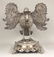 RARE SPANISH COLONIAL SILVER PELICAN-FORM BOOKSTAND - 3