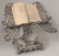 RARE SPANISH COLONIAL SILVER PELICAN-FORM BOOKSTAND - 8