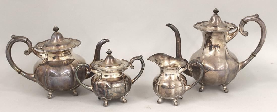 4-PIECE STERLING SILVER TEA AND COFFEE SET (1 of 1)