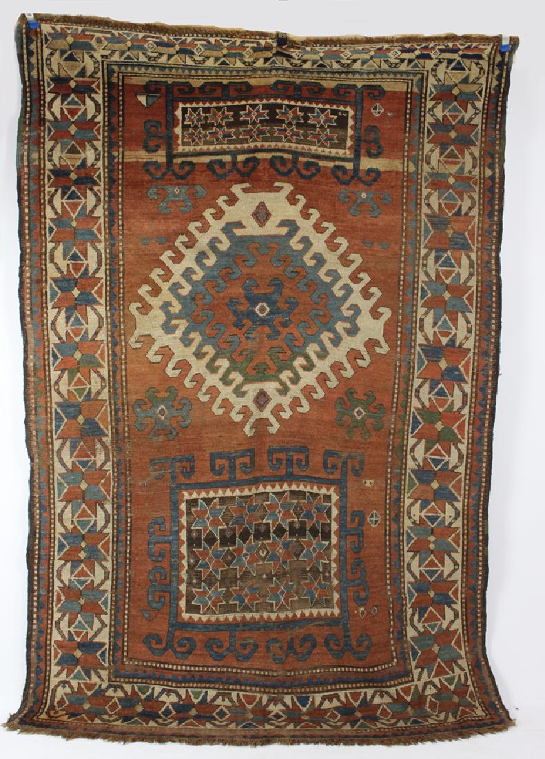 MID 19TH C. KAZAK RUG (1 of 2)