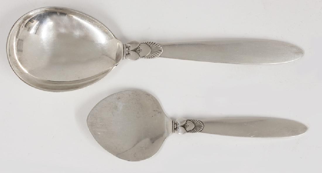 (2) GEORG JENSEN SERVING PIECES, CACTUS (1 of 1)