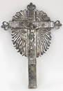 IMPRESSIVE SPANISH COLONIAL SILVER CRUCIFIX