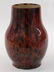 DEDHAM ART POTTERY FLAMBE VASE, ROBINSON