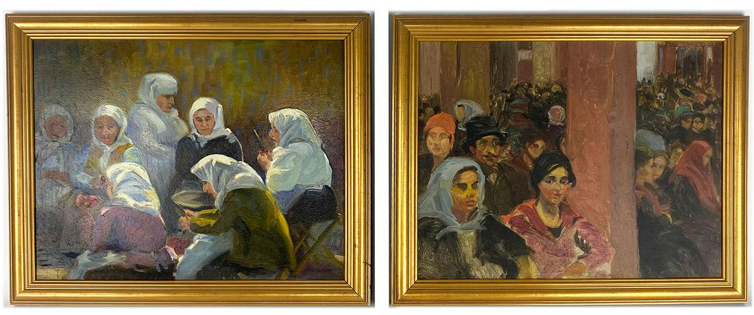 (on 2) SUSAN RICKER KNOX (American, 1875-1959) (1 of 6)