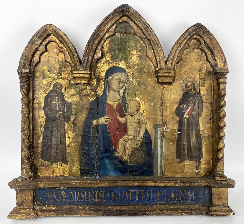 ITALIAN RENAISSANCE TRIPTYCH ICON (1 of 6)