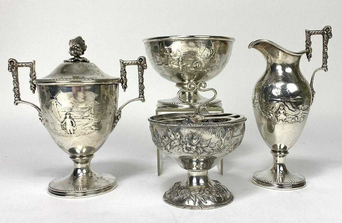 (on 4)   KIRK   STERLING SILVER TABLEWARE (1 of 1)