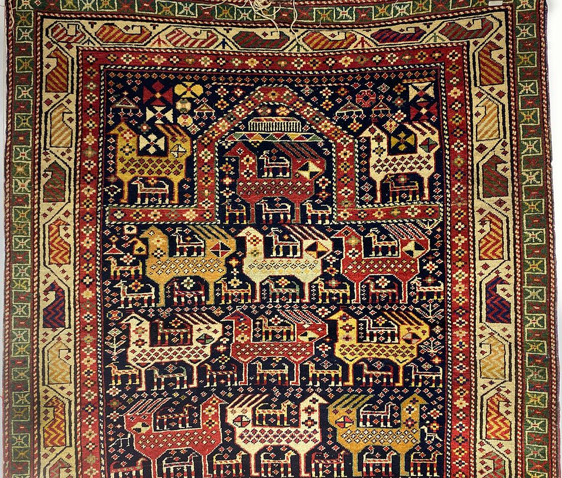 19TH C. SHIRVAN MARASALI  RUG (1 of 4)