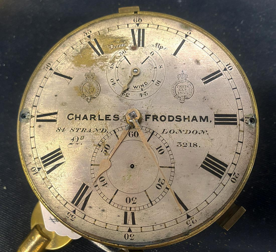 UNBOXED MARINE CHRONOMETER,   FRODSHAM 3218 (1 of 3)