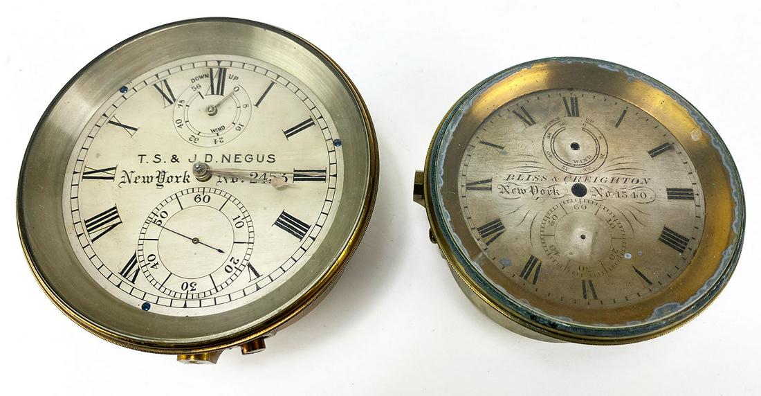 (on 2) UNBOXED MARINE CHRONOMETER,   NEGUS 2453 (1 of 3)