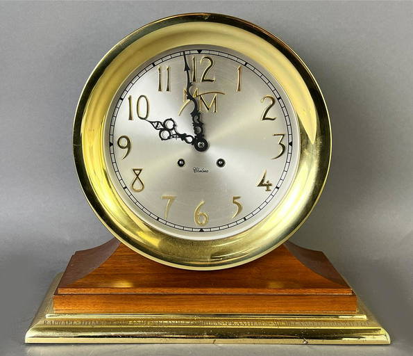 LIMITED EDITION CHELSEA BRASS PRESENTATION SHIP'S CLOCK Nov 06, 2022