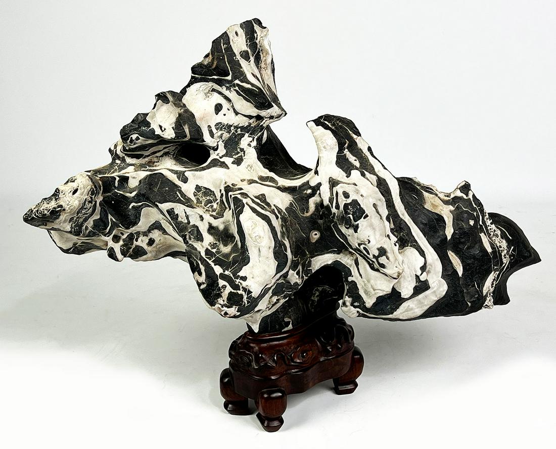 CHINESE MARBLE SCHOLAR'S ROCK, GONGSHI (1 of 2)