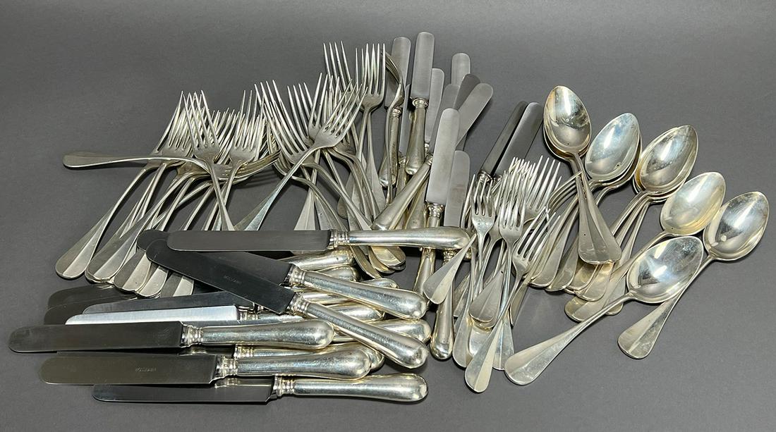 (on 72) PARTIAL STERLING SILVER FLATWARE SERVICE (1 of 1)