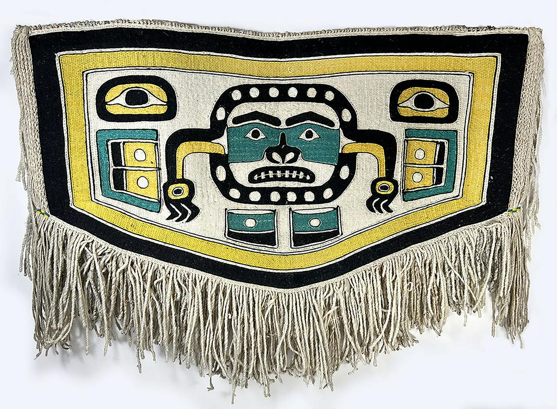 attrib. JENNIE THLUNAUT, TLINGIT CHILD'S CHILKAT BLANKET (1 of 3)