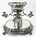 RARE SPANISH COLONIAL SILVER CENTERPIECE