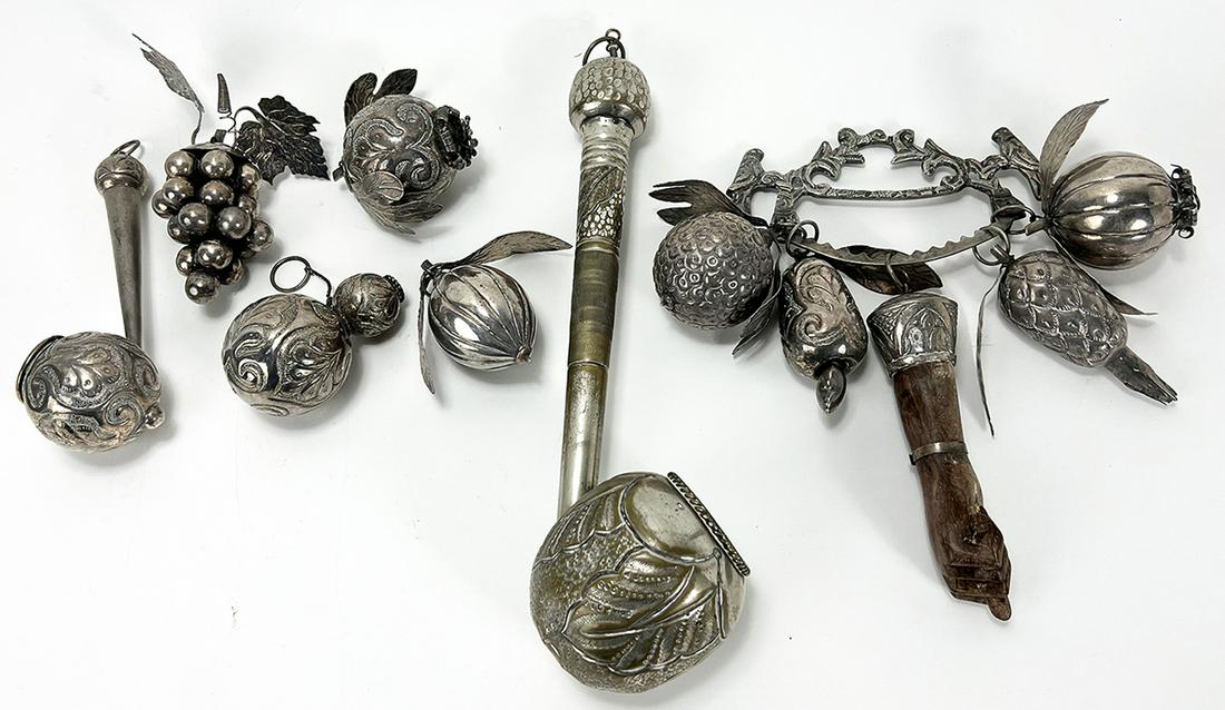 AFRO-BRAZILIAN SILVER AND PLATED BALANGANDAN (1 of 2)