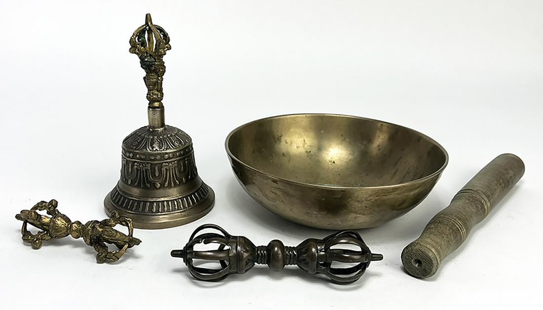 (on 5) TIBETAN BUDDHIST RITUAL OBJECTS (1 of 1)